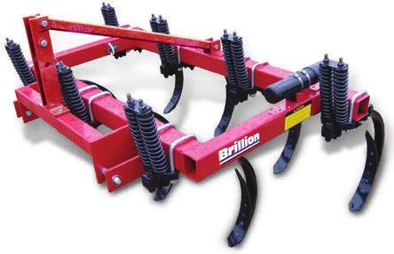 CPPS21-7 Shown with Standard Equipment Chisel Plow 2-Bar Mounted s The 2-Bar Chisel Plow has been a staple item in the Brillion line-up for over 45 years and provides the most basic of tillage