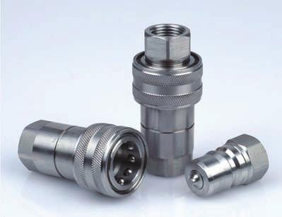 L-S-SS ISO 7-B. Stainless Steel ISI. Socket BSPP-NP. Plug BSPP-NP PPLIIONS L-S-SS are used in construction equipment, hydraulic applications.