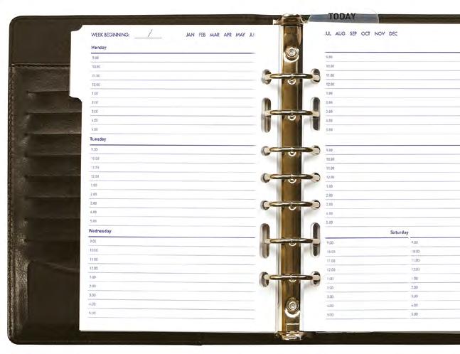 bag Monthly planner dated Reference