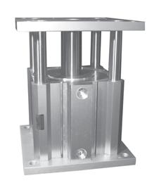Bimba Extruded Flat Lift Table The Lift Table is an EF1-based, guided cylinder with four shafts for maximum rigidity.