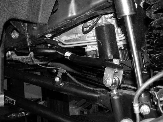 25. Once the sway bar is connected, check the sway bar by