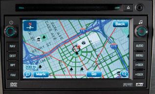 11 Touch Screen Navigation Entertainment System (if equipped) The Navigation Entertainment System provides detailed maps of all major highways and roads throughout the continental United States.