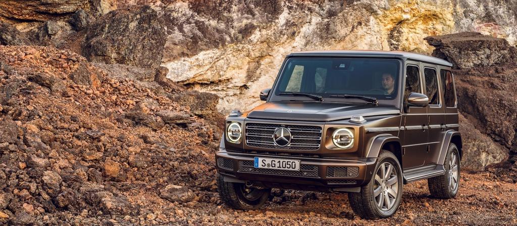 The new Mercedes-Benz G-Class - luxury off-road vehicle and