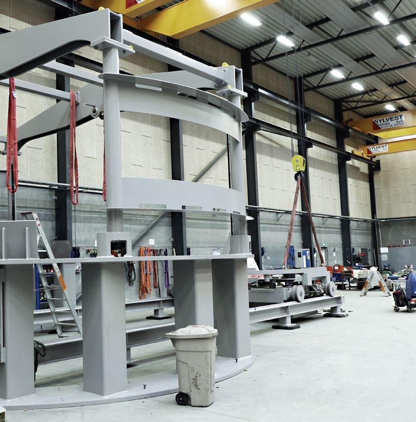 ASSEMBLY 2 x 15T overhead cranes