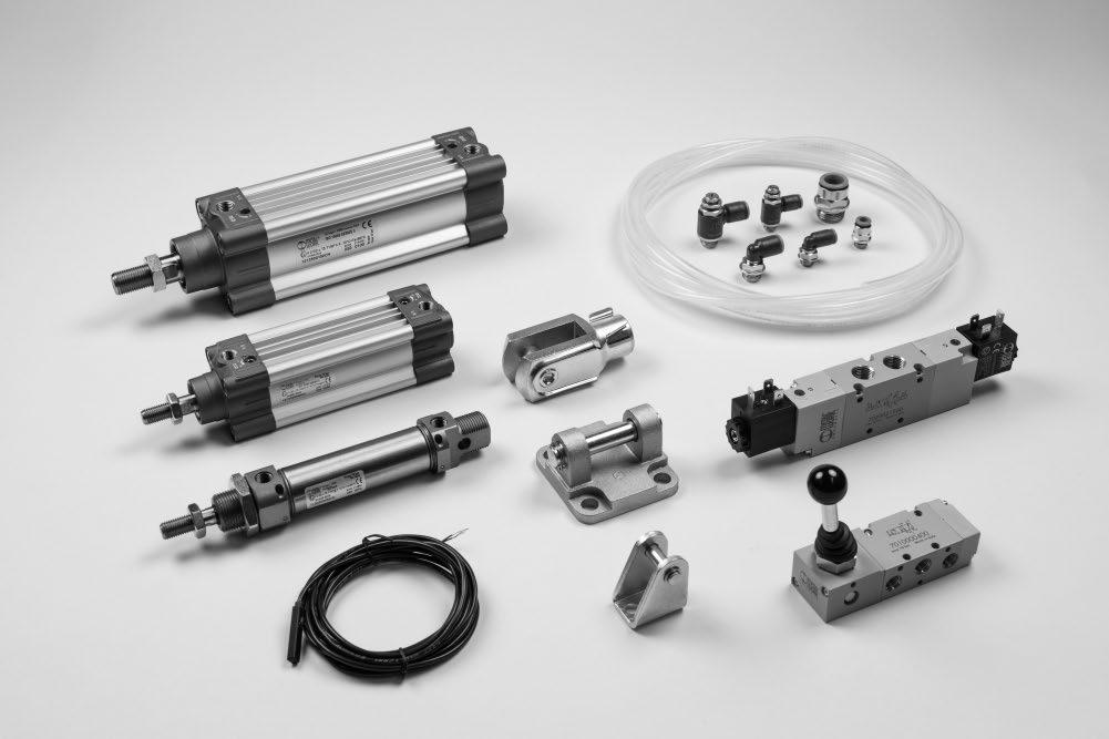 CONFIGURABLE (KIT PMC) An on-line configurator is provided for the ease-and-quick selection of the cylinder, the valve and the accessories in a basket of frequently used products.