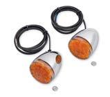 The front amber lights are available in your choice of smoked or amber lens, and the red rear lights are offered with either smoked or red lens.