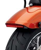 Tri-bAr LED Tail Light On d. Chopped Fender Edge Light Style and function in one. This center-mount running and brake light commands the attention of following vehicles.
