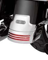 The fast-acting long life LEDs glow red when ignition is on and intensify when the brakes are applied.