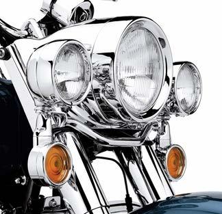 Also fits FL Softail models with front Turn Signal Relocation Kit P/N 68413-99 or 68412-99. Sold in pairs. 69626-99 Headlamp. $37.95 Fits 94-later FLS, FLST, FLSTC, FLSTF and FLSTN models.