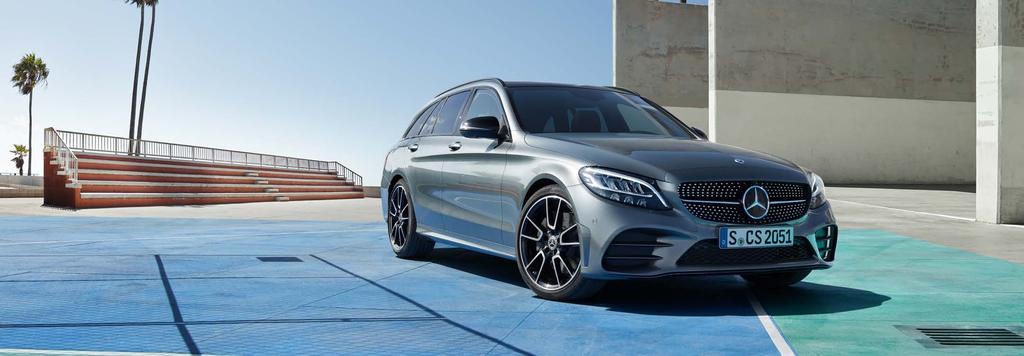 Never stop improving. The sense of forward momentum in the new C-Class Estate is plain to see: state-of-the-art full-led headlamps are more accurate, brighter and intelligent than ever before.