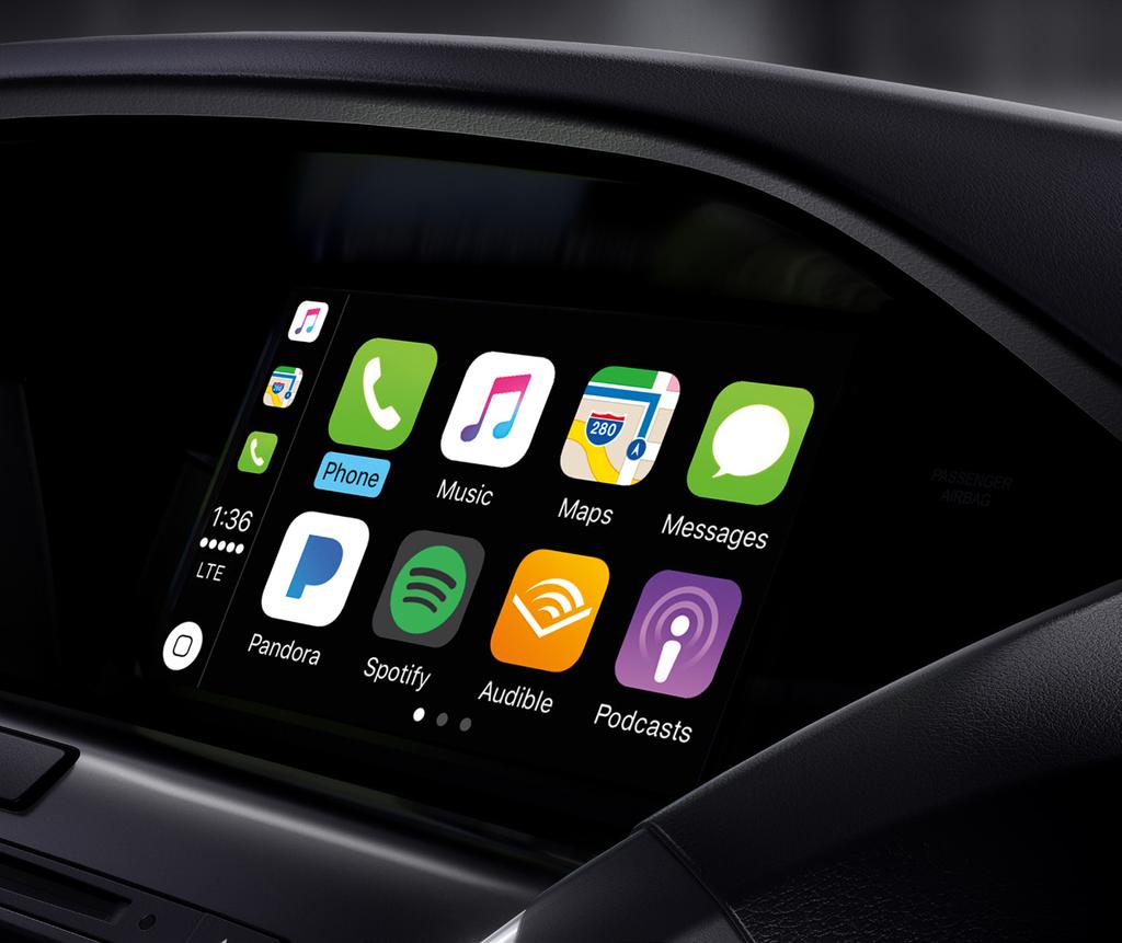 APPLE CARPLAY Place the power of your iphone in your dash with Apple Carplay.