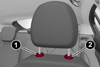 Then, lift the backrests by pushing them rearward until you hear the lock click into place on both attachment mechanisms. Warning! Be certain that the seatback is securely locked into position.