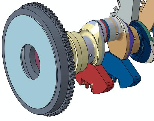 Virtual Engine example: Axial bearing