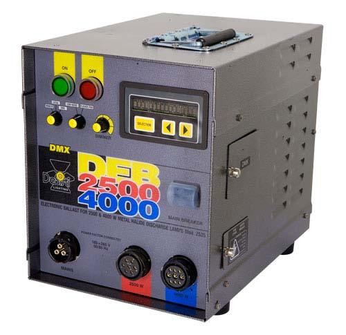 2535 PROTECTION FOR HIGH OR LOW INPUT VOLTAGE: Avoids ballast breakage in case of wrong mains connection (for instance 380V) POWER FACTOR CORRECTION (ACTIVE LINE FILTER) 16 DIGIT LED DISPLAY: It