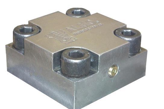 DIN 24342 COVER FOR DIRECTIONAL CONTROL SIZES 16mm TO 80mm 5000 PSI Removable NPT orifice plug SAE O-ring port for access to NPT orifice, gauging, or remote piloting Applications Check Valve Provides