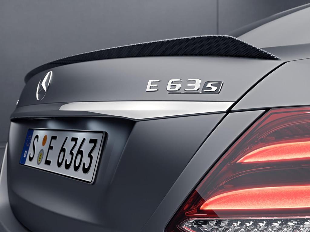 (E63 S shown) AMG carbon fiber rear