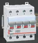 b r e a k i n g a n d p r o t e c t i o n d e v i c e s Legrand isolating switches Legrand isolating switches are used for load breaking and isolation of LV circuits.