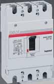 DRX circuit breakers can be mounted on a DIN rail using an adaptor plate.