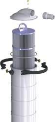 ˇFILTRATION CLEANING TANKS CLEANING TANKS C2 - C7 WITH WELTICO CARTRIDGE DIMENSIONS AVAILABLE IN 3 SIZES MADE FROM ABS Clean cartridges by soaking in a WELCLEAN cleaning solution without wasting any