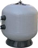 ŠAND FILTERS PRO SIDE RANGE FIBERGLASS FILTER 5 YEAR TANK FEATURES Resistant filters, in fiberglass. Inner oval trap for closing cover. 2.5 or 3 valve depending on filter size. UV-resistant.