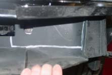 M) from the bottom of the air deflector plastic then remove.