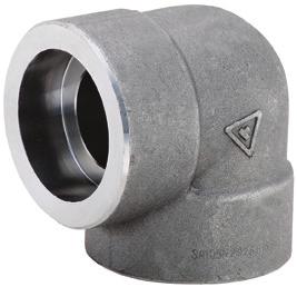 Coupling Socket Weld: 90º, 45º, Tee, Union, Cap, Coupling, Half Coupling, Reducing Insert Sizes - 4 Forged Steel
