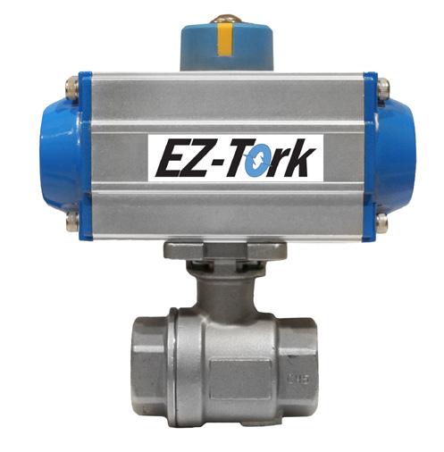 ball valve Pressure rated for 600 psi Full Port flow path for maximum flow Built-In ISO 5211 direct mounting pad for easy automation End connections include SE (Screwed Ends, F) SB9 Actuated package