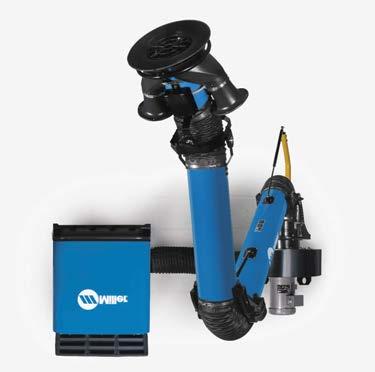 SWX-D (disposable filter) model shown with telescoping arm. Now available with ZoneFlow technology. Welding Safety & Health Features common to all models Source capture.