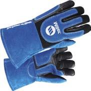 palm for added comfort Goat grain leather offers superior flexibility and dexterity TIG/Multitask Dual-padded palm for