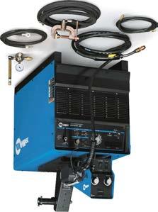 ArcReach SuitCase feeder paired with the CV output of the power source gives this unit MIG process capabilities.