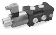 6/2 WAY DIRECTIONAL VALVES KV (NG 10) NG 10 Up to 350 bar [5 076 PSI] Up to 120 L/min [31.7 GPM] Plug-in connector for solenoids to ISO 4400.