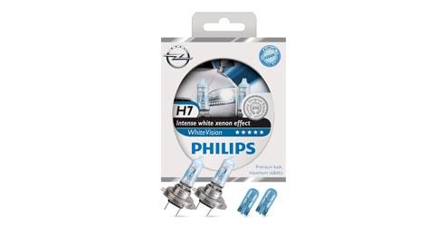 Lampadine alogene H7 Philips WhiteVision