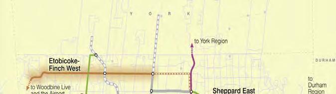 Toronto Transit City Light Rail Plan Seven new LRT lines, including the Etobicoke-Finch LRT project Reserved