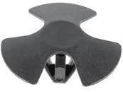 Fender Shield Re tainer Chrys ler 1985- On 17237 (Nissan: 65832-F5000, 65846-30F00) Hood Insulation Retainer Mercury