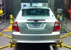 First, chassis dynamometer data were collected from a four-cylinder, six-speed 2011 Ford Fusion which is representative of a modern mid-size vehicle at ANL s Advanced Powertrain Research