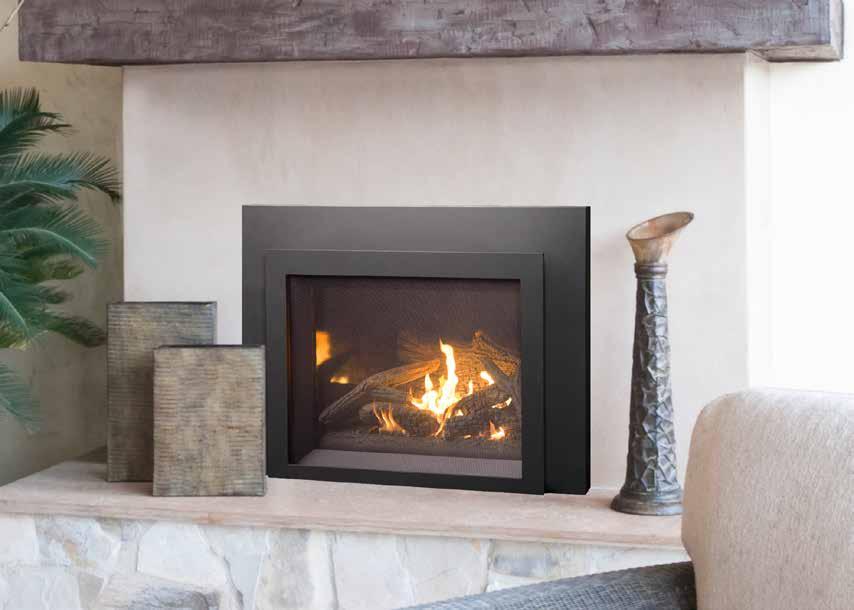 THE NEXT GENERATION OF GAS INSERTS THREE DISTINCT FIREBOX SIZES Transform your existing fireplace and come home to warmth and style - introducing the new Tofino Series Gas Inserts for ultimate