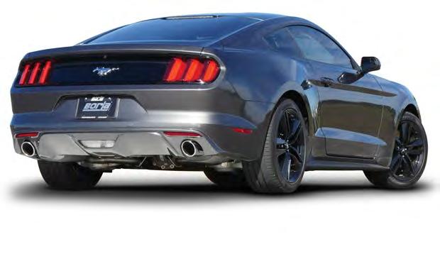 Exhaust System Installation for the Ford Mustang PN s-140583, 140584,1 40585, 140586, 140587, 140588, 140589, 140590, 140591 Precision manufactured using aircraft quality T-304 stainless steel; this