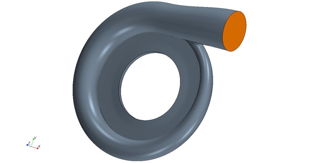 The compressor is coupled to a nozzle-less volute