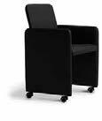 article description code TP TS2 LX/T STELLA wooden structured armchair, with castors, fully