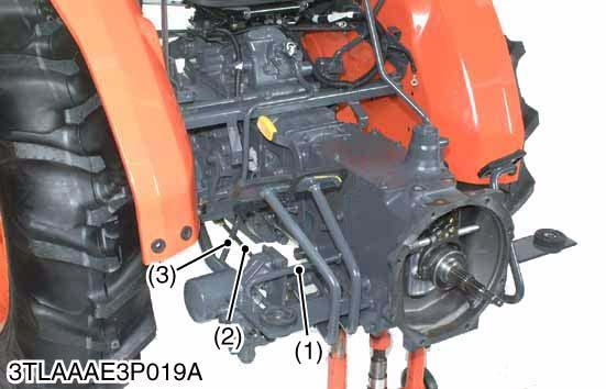 Remove the suction pipe (10). (When reassembling) Tightening torque Steering support mounting screw 77.5 to 90.2 N m 7.9 to 9.2 kgf m 57.2 to 66.