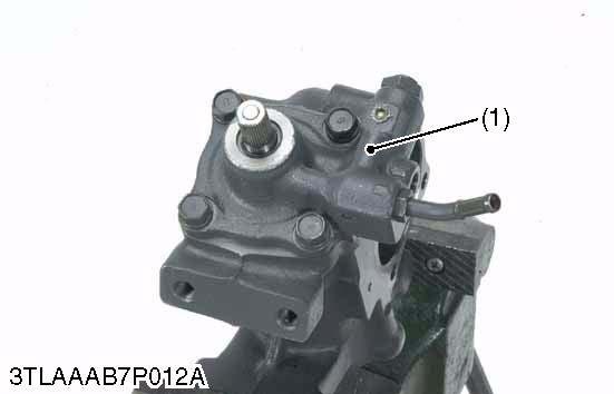L3200, WSM STEERING Valve Assembly 1. Remove the valve mounting screws. 2.