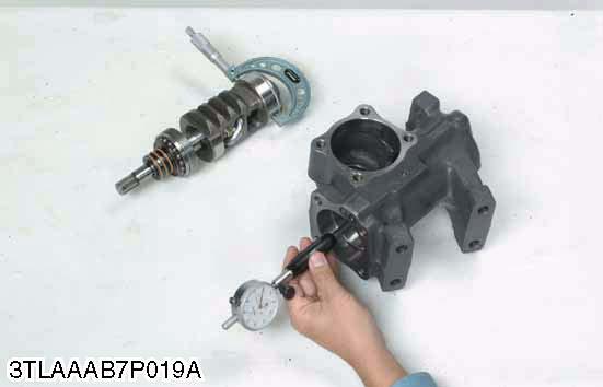 Clearance between valve housing and spool W10285540 Clearance between Gear Box and Ball Nut 1. Measure the gear box cylinder I.D. with a cylinder gauge. 2. Measure the ball nut O.D. with an outside micrometer.
