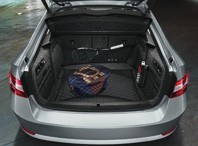The luggage compartment capacity puts the SUPERB at the top of its class for space.