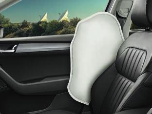 steering wheel, the passenger airbag is located in the dashboard.