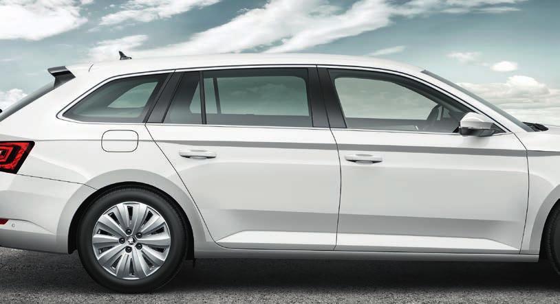 59 58 THOUGHTFUL EVEN OF YOUR WALLET The ŠKODA SUPERB GREENLINE proves that what is good for your wallet is ultimately good for