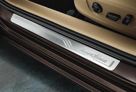 DOOR SILL STRIPS You can find door sill strips in the front as well as rear.