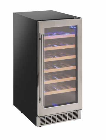 MODEL MODELLO RCS 85 CW 40 CW 36DT Wine cellar with built-in installation Cantina refrigerata da incasso - v - Wine cellar with free-standing installation Cantina refrigerata free-standing* v - v 32