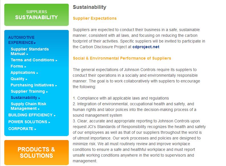 FY2011 Sustainability Rating Supplier Portal http://www.