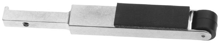 Grind over contact wheel or platen. 11322 Guide-Cut Belt Size: 1/2" W x 18" L.
