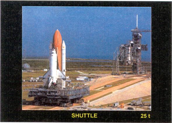 Seen as a heavy launcher the space shuttle is a 80 tons class vehicle. NASA DESIGN RULES FOR A FUTURE HEAVY LAUNCHER The needs for heavy Martian or lunar missions seems to arise somewhere after 2015.